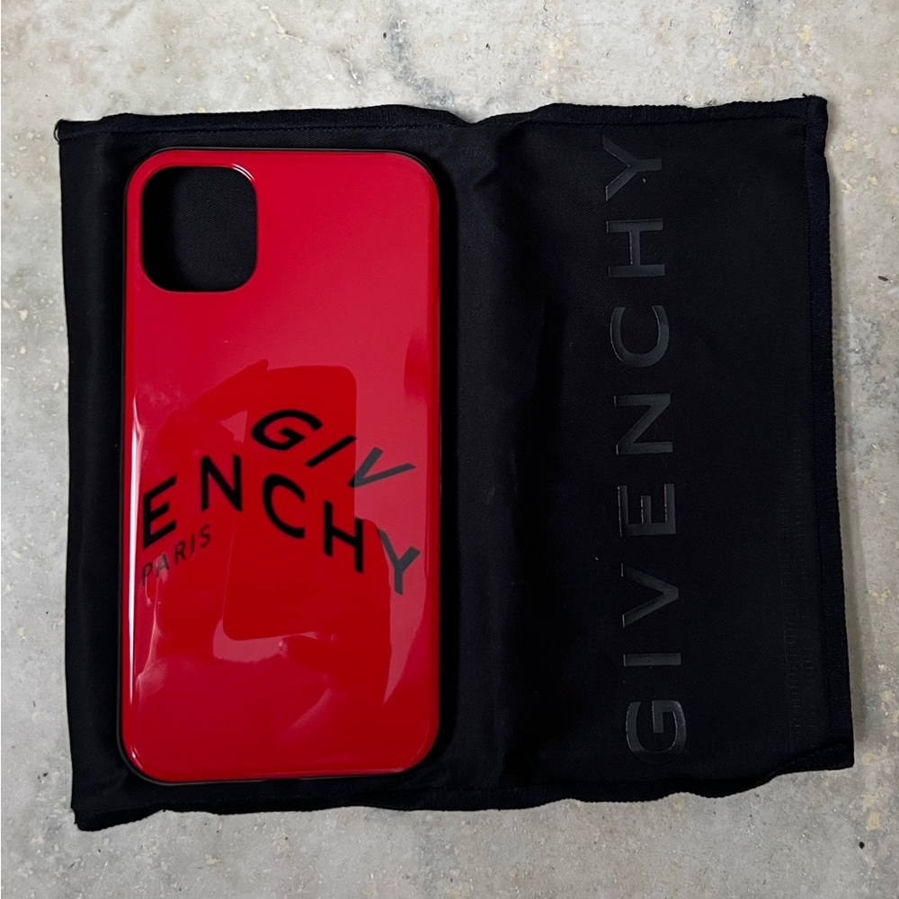 NEW Givenchy IPhone 11 Phone Case Cover protector Red and Black